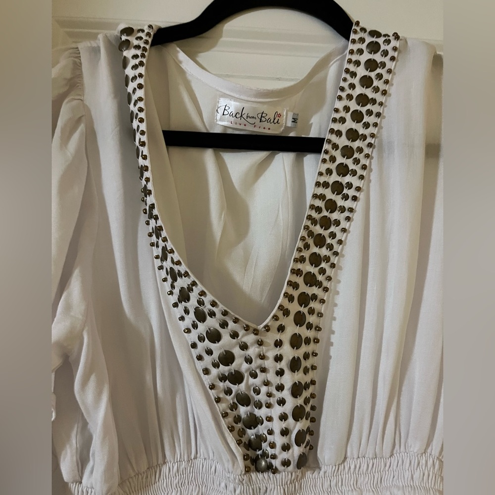 Back from Bali white dress